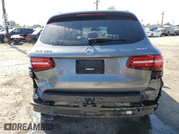 2019 Mercedes-Benz GLC 300 with VIN WDC0G4KB4KV195778, listed as a Copart auction lot 61742345 with 134,181 mi miles and Salvage title. Bid and sale history available at DreamBid. Image 6.