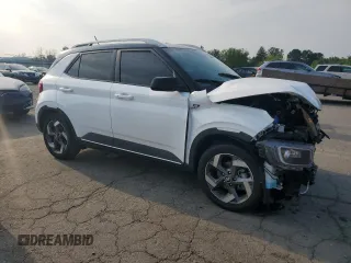 2024 Hyundai Venue Limited with VIN KMHRC8A30RU279778, listed as a Copart auction lot 59557425 with 5,838 mi miles and Salvage title. Bid and sale history available at DreamBid. Image 4.