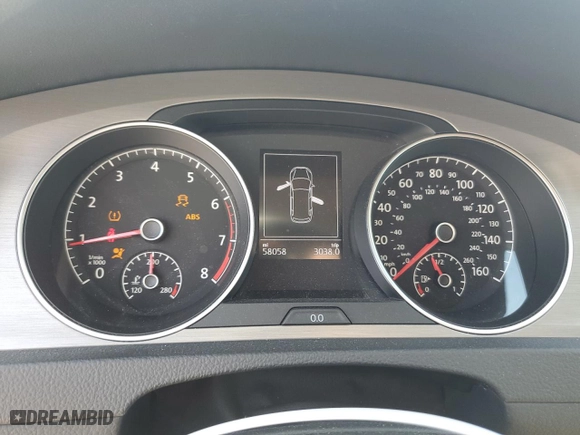 2016 Volkswagen Golf SportWagen TSI S with VIN 3VWC17AU2GM515526, listed as a Copart auction lot 50946595 with 58,058 mi miles and Salvage Title. Bid and sale history available at carsss.com. Image 9.