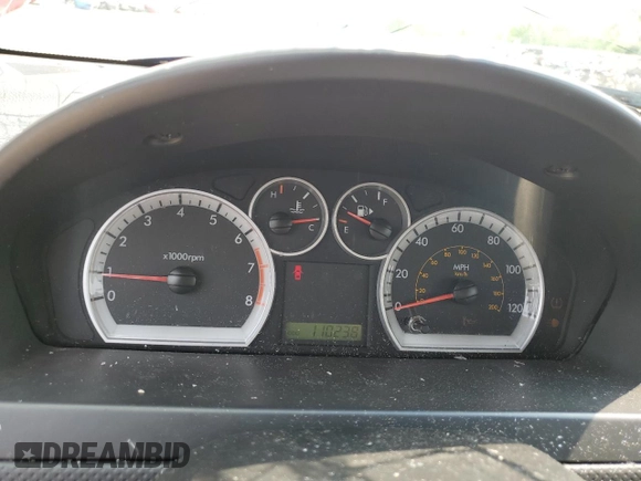 2011 Chevrolet Aveo 1LT with VIN KL1TD5DE7BB127640, listed as a Copart auction lot 59947945 with 110,238 mi miles and Salvage title. Bid and sale history available at DreamBid. Image 9.