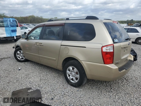 2008 Kia Sedona LX with VIN KNDMB233086221992, listed as a Copart auction lot 51444395 with 126,480 mi miles and Salvage Title. Bid and sale history available at carsss.com. Image 2.