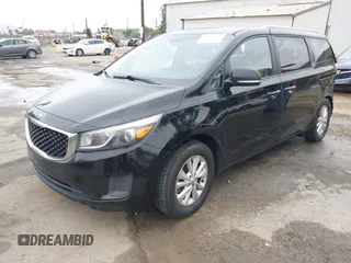 2015 Kia Sedona LX with VIN KNDMB5C14F6051455, listed as a IAAI auction lot 41991513 with 154,967 mi miles and . Bid and sale history available at DreamBid. Image 17.