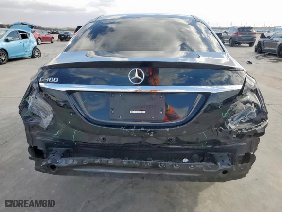 2016 Mercedes-Benz C-Class C 300 with VIN 55SWF4JB8GU175414, listed as a Copart auction lot 47754595 with 91,281 mi miles and Salvage Title. Bid and sale history available at carsss.com. Image 6.