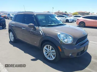 2013 MINI Countryman S ALL4 with VIN WMWZC5C54DWP34224, listed as a IAAI auction lot 42141400 with 33,307 mi miles and . Bid and sale history available at DreamBid. Image 1.