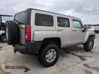 2006 Hummer H3 with VIN 5GTDN136968257640, listed as a Copart auction lot 74753394 with Not Provided miles and Salvage Title. Bid and sale history available at DreamBid. Image 3.