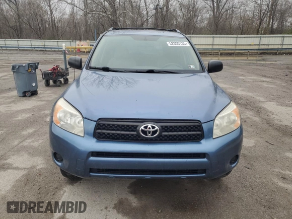 2007 Toyota RAV4 with VIN JTMBD35V275109480, listed as a Copart auction lot 52800435 with 0 mi miles and Clean Title. Bid and sale history available at carsss.com. Image 5.