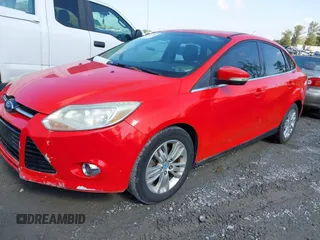 2012 Ford Focus SEL with VIN 1FAHP3H28CL142367, listed as a IAAI auction lot 41991603 with 223,944 mi miles. Bid and sale history available at carsss.com. Image 2.
