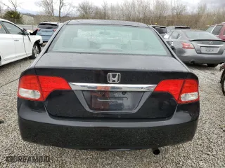 2009 Honda Civic Sdn LX with VIN 2HGFA16539H355061, listed as a Copart auction lot 49546375 with 135,225 mi miles and Salvage Title. Bid and sale history available at carsss.com. Image 6.