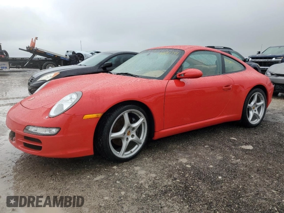 2008 Porsche 911 Carrera with VIN WP0AA29998S710545, listed as a Copart auction lot 74494744 with 0 mi miles and Salvage Title. Bid and sale history available at carsss.com. Image 1.