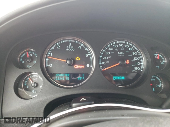 2012 GMC Yukon SLT with VIN 1GKS2DE00CR284687, listed as a Copart auction lot 46754465 with 123,346 mi miles and Salvage Title. Bid and sale history available at carsss.com. Image 9.