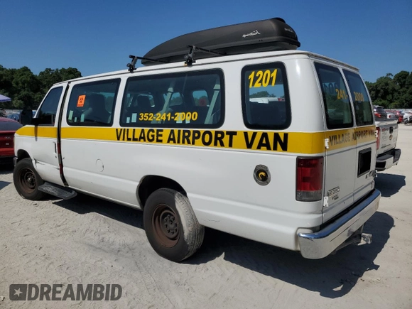 2012 Ford Econoline Passenger XL with VIN 1FBSS3BL1CDA35627, listed as a Copart auction lot 57001114 with Not Provided miles and Salvage Title. Bid and sale history available at DreamBid. Image 2.
