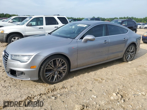 2016 Audi A7 Prestige with VIN WAU2GAFC9GN018146, listed as a Copart auction lot 60265005 with 115,330 mi miles and Salvage title. Bid and sale history available at DreamBid. Image 1.