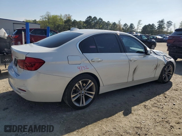 2017 BMW 3 Series 330i xDrive with VIN WBA8D9G59HNU60122, listed as a Copart auction lot 51227115 with 81,368 mi miles and Salvage Title. Bid and sale history available at carsss.com. Image 3.