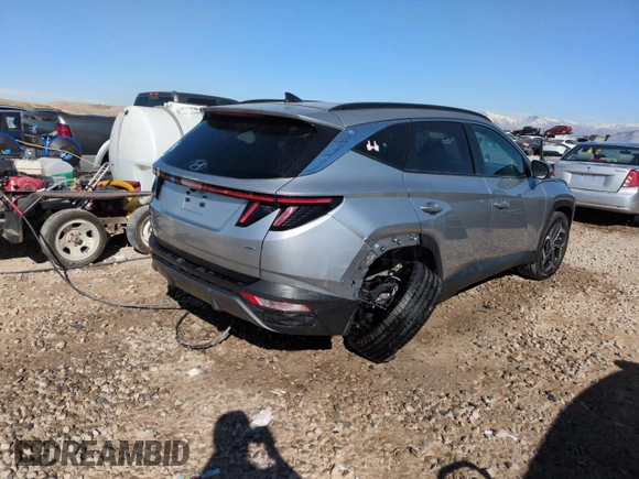 2023 Hyundai Tucson Limited with VIN 5NMJECAE0PH266341, listed as a Copart auction lot 47042475 with 15,248 mi miles and Salvage Title. Bid and sale history available at DreamBid. Image 3.