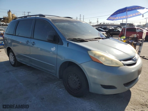 2006 Toyota Sienna CE with VIN 5TDZA23C06S480682, listed as a Copart auction lot 46688865 with 125,398 mi miles and Salvage Title. Bid and sale history available at carsss.com. Image 4.
