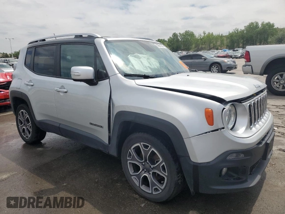 2015 Jeep Renegade Limited z VIN ZACCJBDT2FPB81423, wystawiony jako Copart lot #59581385 z przebiegiem 50 987 mil mil oraz Szkoda całkowita • Salvage title. Historia ofert i sprzedaży dostępna na DreamBid. Obrazek 4.