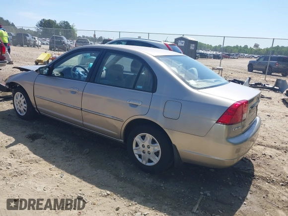 2003 Honda Civic LX z VIN 2HGES16583H538021, wystawiony jako IAAI lot #42063516 z przebiegiem 218 549 mil mil oraz . Historia ofert i sprzedaży dostępna na DreamBid. Obrazek 3.