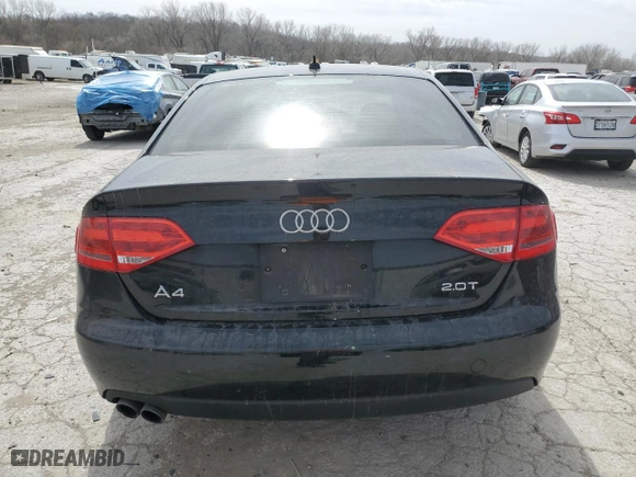 2010 Audi A4 2.0T Premium with VIN WAUAFAFL1AN061398, listed as a Copart auction lot 49517955 with 144,786 mi miles and Salvage Title. Bid and sale history available at carsss.com. Image 6.