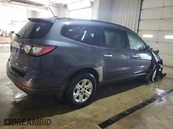 2013 Chevrolet Traverse LS with VIN 1GNKVFKD5DJ159147, listed as a Copart auction lot 54339775 with 139,489 mi miles and Salvage Title. Bid and sale history available at DreamBid. Image 3.