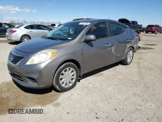 2012 Nissan Versa SV with VIN 3N1CN7AP8CL932041, listed as a Copart auction lot 53075235 with 142,265 mi miles and Salvage Title. Bid and sale history available at carsss.com. Image 1.