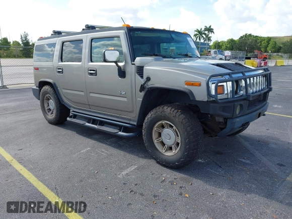 2003 Hummer H2 z VIN 5GRGN23U63H131139, wystawiony jako IAAI lot #42540561 z przebiegiem 182 365 mil mil oraz . Historia ofert i sprzedaży dostępna na DreamBid. Obrazek 1.