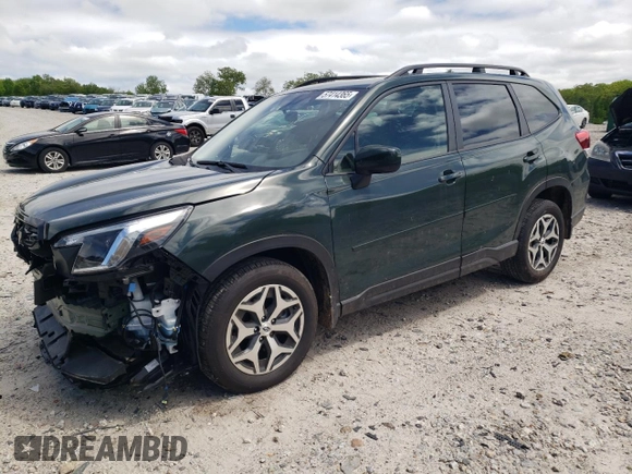 2023 Subaru Forester Premium with VIN JF2SKAEC2PH529099, listed as a Copart auction lot 57414365 with 11,185 mi miles and Salvage title. Bid and sale history available at DreamBid. Image 1.