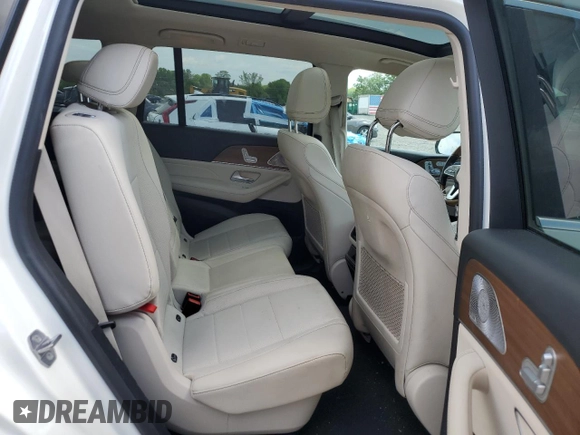 2021 Mercedes-Benz GLS 450 with VIN 4JGFF5KE4MA396704, listed as a Copart auction lot 55284015 with 22,181 mi miles and Salvage Title. Bid and sale history available at DreamBid. Image 11.