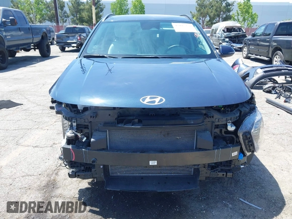 2024 Hyundai Kona SEL with VIN KM8HB3AB1RU057856, listed as a IAAI auction lot 42095258 with 9,928 mi miles. Bid and sale history available at carsss.com. Image 6.