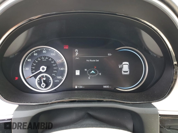 2024 Genesis GV70 2.5T with VIN 5NMMADTB3RH015771, listed as a Copart auction lot 60168085 with 9,800 mi miles and Salvage title. Bid and sale history available at DreamBid. Image 9.