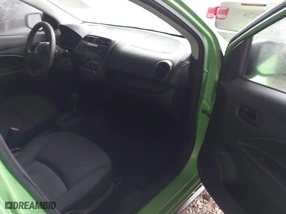 2015 Mitsubishi Mirage DE with VIN ML32A3HJ2FH009459, listed as a IAAI auction lot 41199208 with 142,447 mi miles. Bid and sale history available at carsss.com. Image 5.