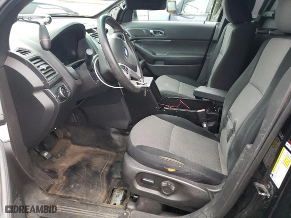 2013 Ford Utility Police Interceptor with VIN 1FM5K8AR0DGC73699, listed as a Copart auction lot 85884784 with 112,689 mi miles and Salvage Title. Bid and sale history available at carsss.com. Image 7.