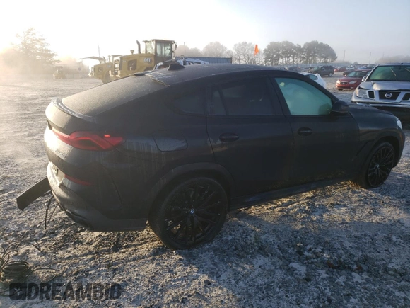 2022 BMW X6 xDrive40i with VIN 5UXCY6C01N9K62454, listed as a Copart auction lot 85250084 with 40,264 mi miles and Salvage Title. Bid and sale history available at carsss.com. Image 3.