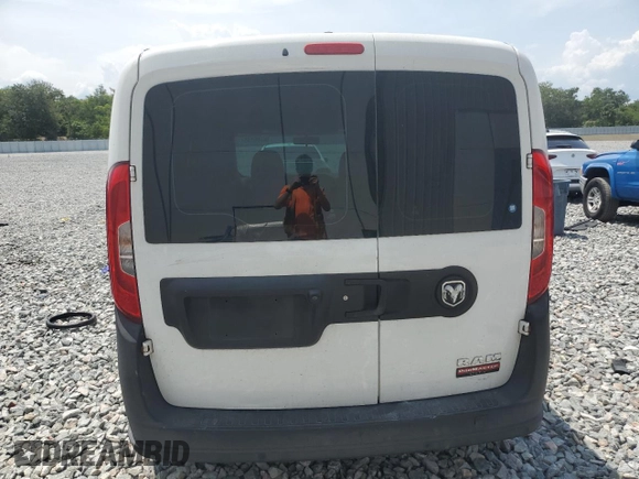 2016 Ram ProMaster City Cargo Tradesman with VIN ZFBERFAT5G6C34087, listed as a Copart auction lot 56205165 with 181,393 mi miles and Salvage Title. Bid and sale history available at DreamBid. Image 6.