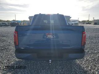 2024 Ford F-150 STX with VIN 1FTEW2KP2RKF00866, listed as a Copart auction lot 51946815 with 6,734 mi miles and Salvage Title. Bid and sale history available at carsss.com. Image 6.