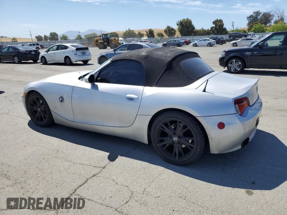 2008 BMW Z4 3.0i with VIN 4USBU33538LW75870, listed as a Copart auction lot 58054445 with 102,764 mi miles and Salvage title. Bid and sale history available at DreamBid. Image 2.