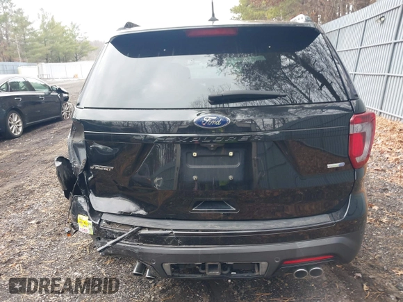 2018 Ford Explorer Sport with VIN 1FM5K8GT3JGC38668, listed as a IAAI auction lot 41306596 with 76,321 mi miles and . Bid and sale history available at DreamBid. Image 16.