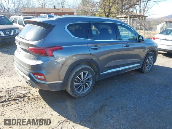 2019 Hyundai Santa Fe Limited with VIN 5NMS5CAD3KH033218, listed as a IAAI auction lot 41509237 with 95,152 mi miles. Bid and sale history available at carsss.com. Image 4.