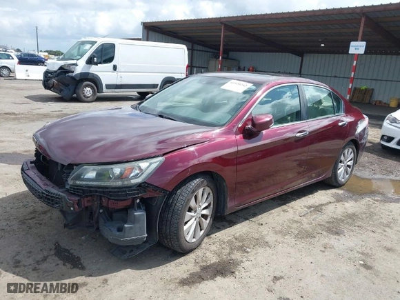 2015 Honda Accord Sedan EX-L with VIN 1HGCR2F84FA058970, listed as a IAAI auction lot 41920242 with 113,507 mi miles. Bid and sale history available at carsss.com. Image 2.