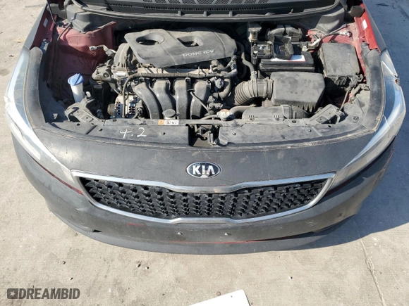 2018 Kia Forte LX with VIN 3KPFL4A78JE224856, listed as a Copart auction lot 44166175 with 100,538 mi miles and Salvage Title. Bid and sale history available at carsss.com. Image 11.