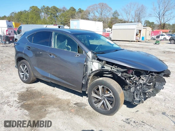 2018 Lexus NX with VIN JTJBARBZ5J2173683, listed as a IAAI auction lot 41353433 with 48,867 mi miles. Bid and sale history available at carsss.com. Image 1.