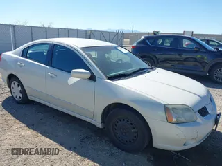 2004 Mitsubishi Galant ES with VIN 4A3AB36FX4E112726, listed as a IAAI auction lot 41669217 with 95,190 mi miles. Bid and sale history available at carsss.com. Image 1.