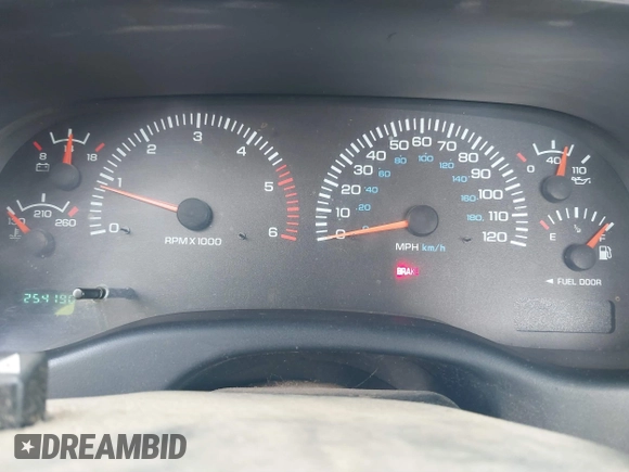 1999 Dodge Dakota SLT with VIN 1B7FL26X9XS109444, listed as a IAAI auction lot 41753871 with 254,190 mi miles. Bid and sale history available at carsss.com. Image 7.