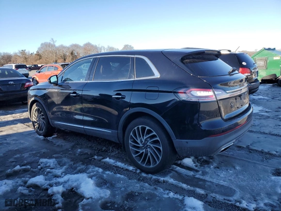 2019 Lincoln Nautilus Reserve with VIN 2LMPJ8L96KBL36046, listed as a Copart auction lot 44935475 with 44,772 mi miles and Salvage Title. Bid and sale history available at carsss.com. Image 2.