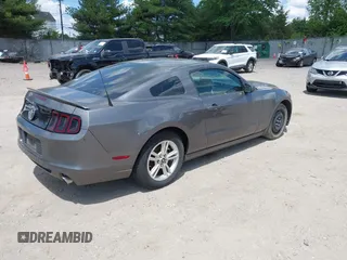 2013 Ford Mustang V6 with VIN 1ZVBP8AM0D5260795, listed as a IAAI auction lot 42222754 with 98,322 mi miles and . Bid and sale history available at carsss.com. Image 4.