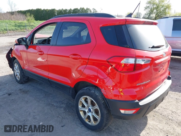 2019 Ford EcoSport SE with VIN MAJ6S3GL9KC294995, listed as a IAAI auction lot 42119134 with 104,940 mi miles and . Bid and sale history available at DreamBid. Image 3.
