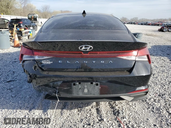 2023 Hyundai Elantra SE with VIN KMHLL4AG4PU454256, listed as a Copart auction lot 48863265 with 49,552 mi miles and Salvage title. Bid and sale history available at DreamBid. Image 6.