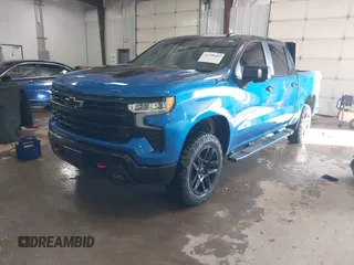 2023 Chevrolet Silverado 1500 LT Trail Boss with VIN 3GCUDFED7PG244061, listed as a IAAI auction lot 41598489 with 15,116 mi miles and . Bid and sale history available at DreamBid. Image 18.