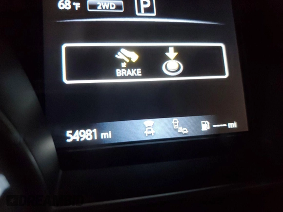 2019 Nissan Pathfinder SV with VIN 5N1DR2MM2KC604064, listed as a IAAI auction lot 42135771 with 54,981 mi miles. Bid and sale history available at carsss.com. Image 1.