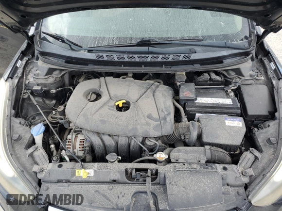 2014 Hyundai Elantra SE z VIN KMHDH4AE8EU070529, wystawiony jako Copart lot #60615255 z przebiegiem 128 052 mil mil oraz Szkoda całkowita • Salvage title. Historia ofert i sprzedaży dostępna na DreamBid. Obrazek 11.