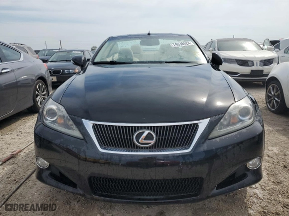 2012 Lexus IS 250C with VIN JTHFF2C24C2525183, listed as a Copart auction lot 74838624 with 0 mi miles and Non Repairable. Bid and sale history available at carsss.com. Image 5.